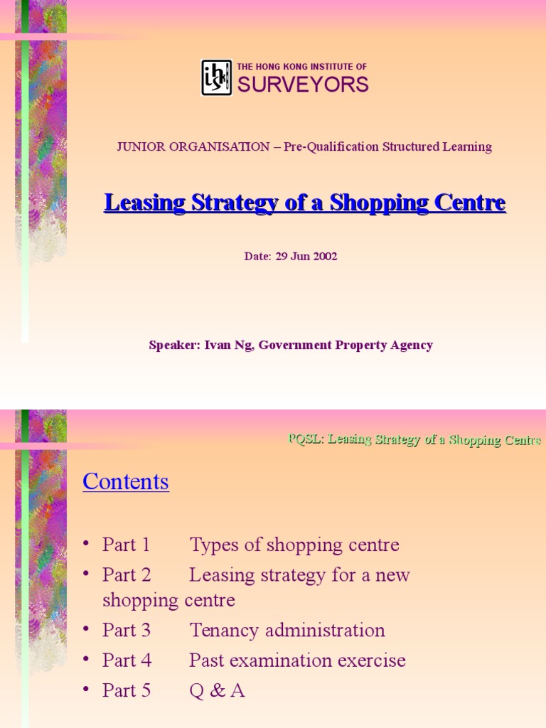 Content image for Navigating Leases in Shopping Centers and Malls